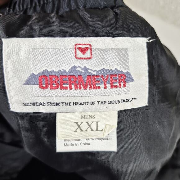 Obermeyer Men’s Tundra Insulated Ski Snowboard Pants Black XXL Full Zip Winter - Picture 8 of 16